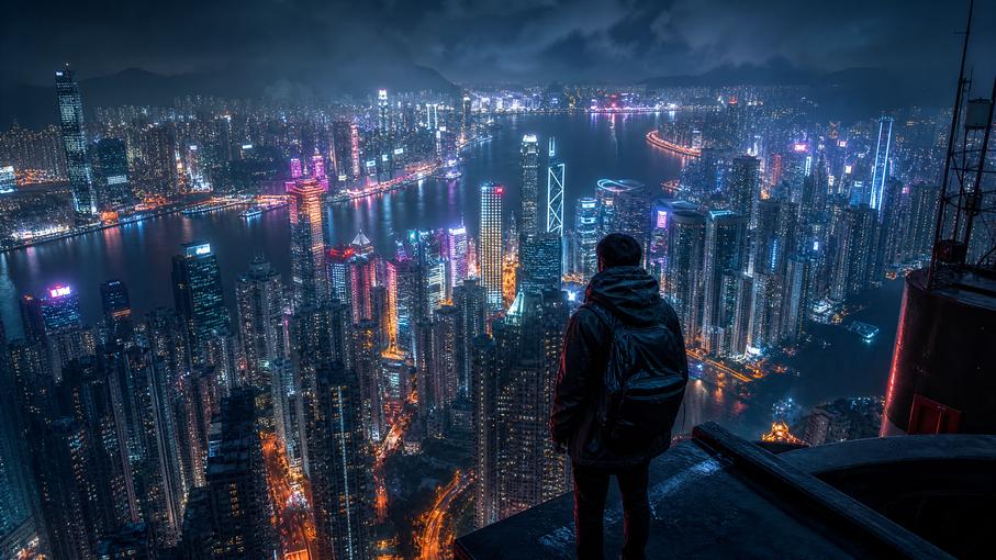 溏心vlog视频教程：城市夜景摄影后期处理